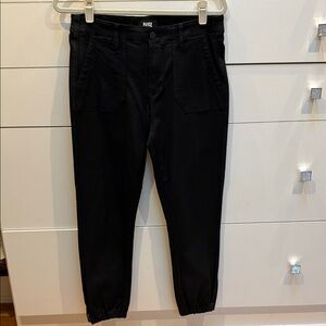 PAIGE Black Ankle & Cropped Jeans